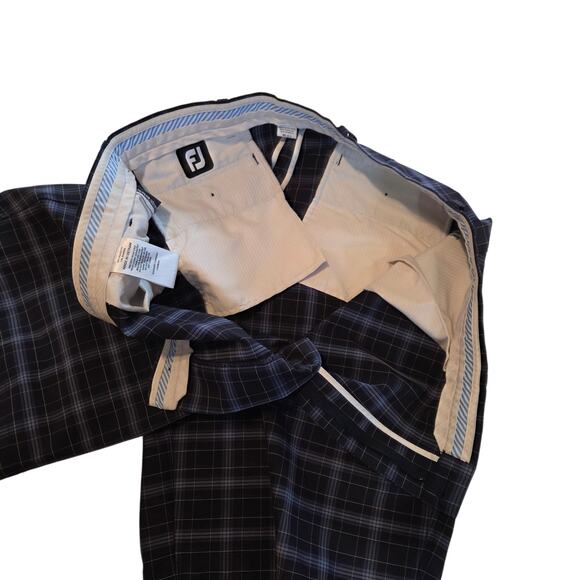 FJ Footjoy Plaid Golf Shorts sz 40 Length- 10", Stretch Performance - Picture 5 of 10